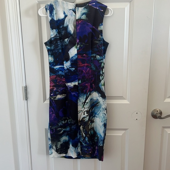 CLOVE Nordstrom Sheath Bodycon Sleeveless Knit Dress Zip Size 6 - Picture 5 of 8